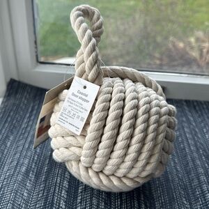 Rope Monkey Paw Nautical Door Stopper